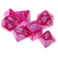 thumbnail image 5 of Milaget 7 Pcs dés Polyédraux Roses pour dungeons et dés Dragons Jeux de Fête, 5 of 5
