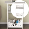 thumbnail image 1 of Iodue Rack Bed Side Table Side Table With Storage Rectangular Small End Table 12.6x8.7x15.8in Night Stand Modern Side Tables For Bedside Living Room Bathroom Night Stand, 1 of 4