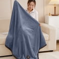 thumbnail image 4 of Kugisaki Cool Bed Blankets Soft Fuzzy Cozy Blanket Microfiber Nap Blankets, 4 of 9