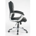 thumbnail image 2 of Chaise de bureau TygerClaw en cuir PU à dossier moyen, 2 of 3