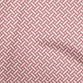 thumbnail image 1 of oneOone Rayon Red Fabric Geometric Craft Projects Decor Fabric Printed by The Yard 56 Inch Wide, 1 of 4
