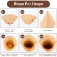 thumbnail image 4 of 400 Pcs Natural Coffee Filters, Unbleached Cone Filters #4 Cone Paper Coffee Filter 8-12 Cup, 4 Filter Fits for Pour Over and Drip Coffees Maker Chemical-Free Paper for Home, Travel, Office Use, 4 of 6
