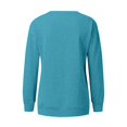 thumbnail image 5 of Chandails de Compression à Manches Longues pour Femmes Col Ras du Cou Unis Plus Chandail Surdimensionné Coupe Ample Pulls Tendance Hauts Légers pour Femmes Grande Taille Gris m, 5 of 5