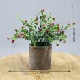 thumbnail image 3 of Fake Plant Potted Lifelike Small Artificial Greenery Plant Faux Plant Decoration, 3 of 10