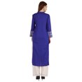 thumbnail image 4 of Phagun Kurta Longue de Soirée pour Femmes, Kurti Brodée de Designer, Tenue Ethnique, Kurta en Rayonne, 4 of 6