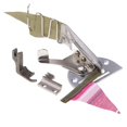 thumbnail image 2 of Adjustable Double Fold Right Angle Bias Binder Set For Industrial Sewing Machine 34mm, 2 of 8
