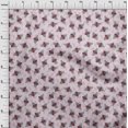 thumbnail image 4 of oneOone Rayon Light Pink Fabric Floral & Bee Sewing Craft Projects Fabric Prints By Yard 56 Inch Wide, 4 of 5