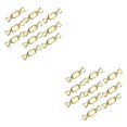 thumbnail image 1 of relayinert Mini Organisateur de Colliers en Forme de Bonbon Rangement de Colliers Jaune 10 Pcs 2Set, 1 of 6
