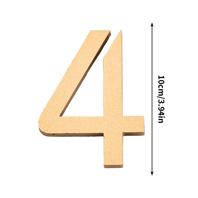 Tumotour 7CM Acrylic Number Plates For Elegant And Stylish Decor