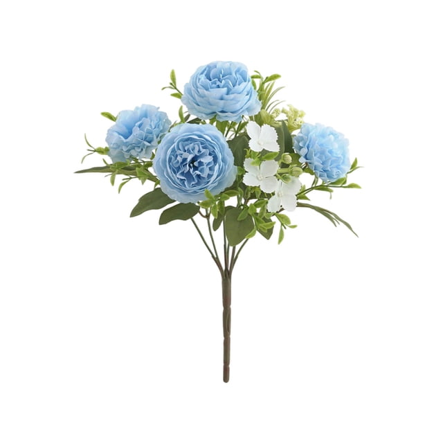 LSLJS Artificial Flowers Rose Peony for Simulation Table Decoration Reusable Bouquet for Home Party Office Wedding Reunite Reception Table Decor Artificial Flowers