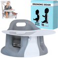 thumbnail image 1 of Upseat 3-in-1 Ergonomic Baby Floor Seat & Booster Chair for Sitting Up with Removable Tray for Meals and Playtime, 1 of 9