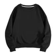 thumbnail image 1 of AherBiu Crewneck Sweatshirts For Men Fleece Lined Casual Solid Color Fall Winter Basic Athletic Gym Workout Pullovers, 1 of 5