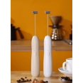 thumbnail image 2 of Random Color Milk Frother, Powerful Handheld Milk Frother, Mini Milk Foamer, Coffee Stirrer, Stainless Steel Drink Mixer For Coffee, Latte, Cappuccino, 2 of 5