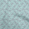 thumbnail image 1 of oneOone Cotton Poplin Turquoise Blue Fabric Asian Block Print Sewing Craft Projects Fabric Prints By Yard 56 Inch Wide, 1 of 4
