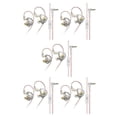 thumbnail image 3 of QualitChoice AK6 PLUS Écouteurs Filaires Oreillette à Réduction de Bruit Casque avec Embouts Blancs avec Micro 5 Ensembles, 3 of 6