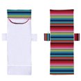 thumbnail image 1 of Recliner Chair Covers for Reclining Chair Stripe Chair Cover Printed Beach Towel Polyester Cotton Lounge Chair Towel Recliner Chair Covers with Pockets Beach Chair Covers with Pockets, 1 of 3