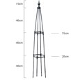 thumbnail image 2 of Tower Shaped Gardening Bird Head Plastic Pointed Flower Bud Climbing Vine Rack, 2 of 7