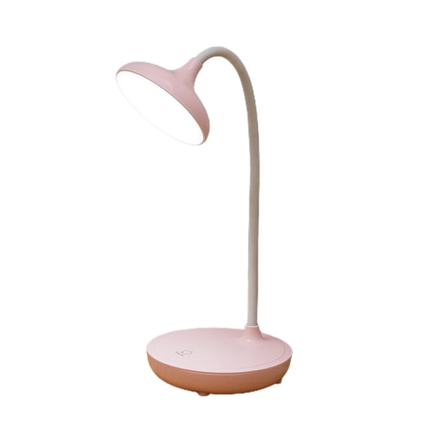 EGNMCR Desk Lamp New LED Desk Lamp Foldable Plug In Reading Lamp 3 Grade Colour Temperature Adjustment Stepless Dimming Lamp Lamp