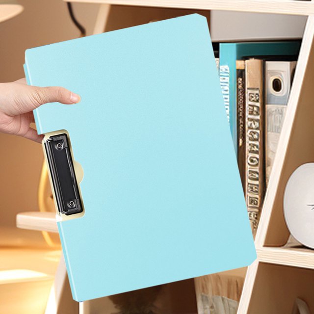 Danhjin Plastics Folder Folder Board Office Supplies Thickened Writing Board Student Color Clip Home School Folder Kitchen Gadgets