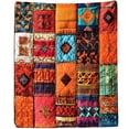 thumbnail image 1 of Diamond Stitch Flannel Blanket | Soft & Warm | 2-Sided Printing, 1 of 1