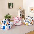 thumbnail image 3 of Costway Kids Sofa Chair Foam Filled Armchair Dinosaur Toddler Couch with Cover & Pillow, 3 of 10