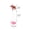 Pink, variant on Automatic Cat Teaser Interactive Cat Toy with Cat Feather Collar and Self Play Cat Wand, Cat Hunting Toy with 7 Natural Feathers, Adjustable Size, Catnip Sound, Pink Blue, Pink