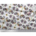 thumbnail image 3 of Soimoi Rayon Fabric Dot,Floral & Paisley Decor Fabric Printed Yard 56 Inch Wide, 3 of 3