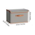 thumbnail image 3 of PRETXORVE Thickened and Large Capacity Zippered Non-woven Home Storage for Convenient Organization Of Quilts, 3 of 9