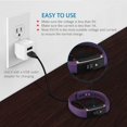 thumbnail image 3 of 2 Pack Compatible with Fitbit Alta Charging Cable, Smartwatch Replacement USB Charging Cable, 3 of 5