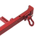 thumbnail image 3 of mmirethe Durable RC Metal Rear Bumper with Strong Shackles for ZP1001 ZP1002 ZP1003 1/10 RC Car Accessories Red 141mm 1Set, 3 of 3
