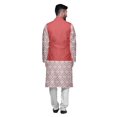 thumbnail image 3 of Atasi Ensemble Kurta Pyjama Ethnique Classique à Manches Longues Imprimé pour Hommes Tenue Décontractée, 3 of 5