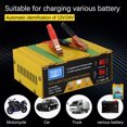 thumbnail image 2 of Yeacher 12V/24V Car Battery Charger Intelligent Pulse Repair Type Charger Auto Battery Charger Maintainer with, 2 of 7