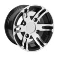 thumbnail image 2 of ATV Wheels Rims, 10 Inch ATV Wheel Rim Universal ATV Aluminum Alloy Rim for ATVs for Go Karts for Off Road Vehicles for Quad Bikes, Easy Installation, Enhanced Driving Experience, 2 of 7