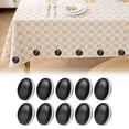 thumbnail image 2 of Clip de Fixation pour Lestage et Fermeture de Rideau / Boucles Robustes pour Nappe de Douche de Porte de Rideau Domestique - Décoration et Absorption d'Eau 10 Pcs, 2 of 6