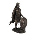 thumbnail image 1 of Viking Shieldmaiden Bronze Finished Statue Norse Mythology, 1 of 4