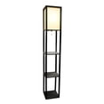 thumbnail image 4 of Lampe de sol Simple Conceptions  Etagère de rangement avec abat-jour en lin, 4 of 5
