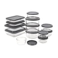 thumbnail image 2 of MAINSTAYS Glass food storage set with PE Lid of round and rectangular shape, 2 of 5