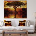 thumbnail image 4 of Design Art - Arbre Solitaire au Coucher du Soleil Africain, 4 of 5