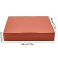 thumbnail image 3 of TopLLC 15.7x15.7 Inches Outdoor Waterproof Technology Fabric Sofa Cushion Solid Color Cushion Sponge Cushion Window Cushion Soft Cushion Artificial leather sponge cushion, 3 of 7