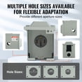 thumbnail image 4 of VEVOR 50 Amp RV Power Outlet Box, 125/250 Volt, Enclosed Lockable Outdoor RV Receptacle Box, NEMA 14-50R Weatherproof Electrical Panel, 4 of 9