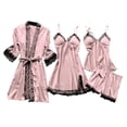 thumbnail image 2 of LSLJS Lingerie Femmes Robe en Soie et Dentelle Robe de Nuit Tenue de Sommeil Nuisette Ensemble de Pyjama, Peignoirs Cadeaux pour Femmes, 2 of 6