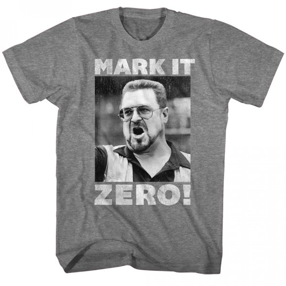 Big Lebowski Mark It Zero T-Shirt-Medium