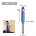 thumbnail image 4 of 4Pcs Professional Grade Router Bits Kit 1/4" Shank, Clean Surface, Brisk Operation for Detailed Wood Trimming, 4 of 8