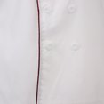 thumbnail image 1 of ziyahi Men Women Chef Uniform Single Breasted Cook Short Sleeve Coat L Red, 1 of 8
