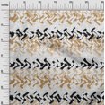 thumbnail image 3 of oneOone Silk Tabby White Fabric Geometric Sewing Material Print Fabric By The Yard 42 Inch Wide-94, 3 of 5