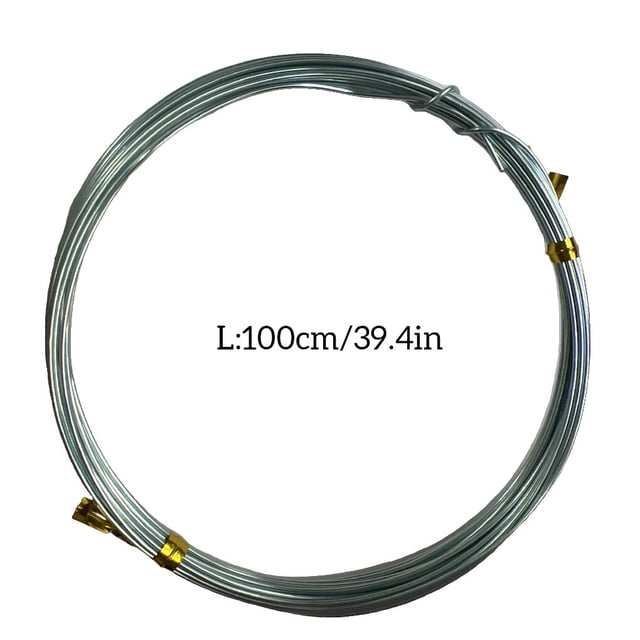 Maoww Craft Wires DIY Handicrafts Braided Thread Good Flexibility Durable Shiny Jewelry Lines Exquisite Design for Sculpturing Sliver