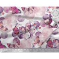 thumbnail image 2 of Soimoi Rayon Fabric Dot & Butterfly Decor Fabric Printed Yard 56 Inch Wide, 2 of 3