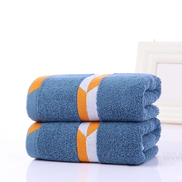 AHMT Cotton Washcloths, Super Absorbent Bathroom Fade-Resistant Face Towels, Bath Wash Cloth Set, Wash Cloths for Showering Cotton, Daily Cleansing Kitchen Towels Gifts(Blue)