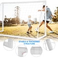 thumbnail image 4 of Costway 6 FT  x 4 FT Portable Kids Soccer Goal Quick Set-up for Backyard Soccer Training, 4 of 10