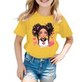 thumbnail image 1 of FhsagQ The 7th Of July Fille Enfant Mignonne Graphique Col Rond Manches Courtes Tee Été Décontracté T-Shirt Fille Printemps The 7th Of July T-Shirts 5T Filles T-Shirts d'Été 5T Pâques Jaune 9-10 Ans, 1 of 5